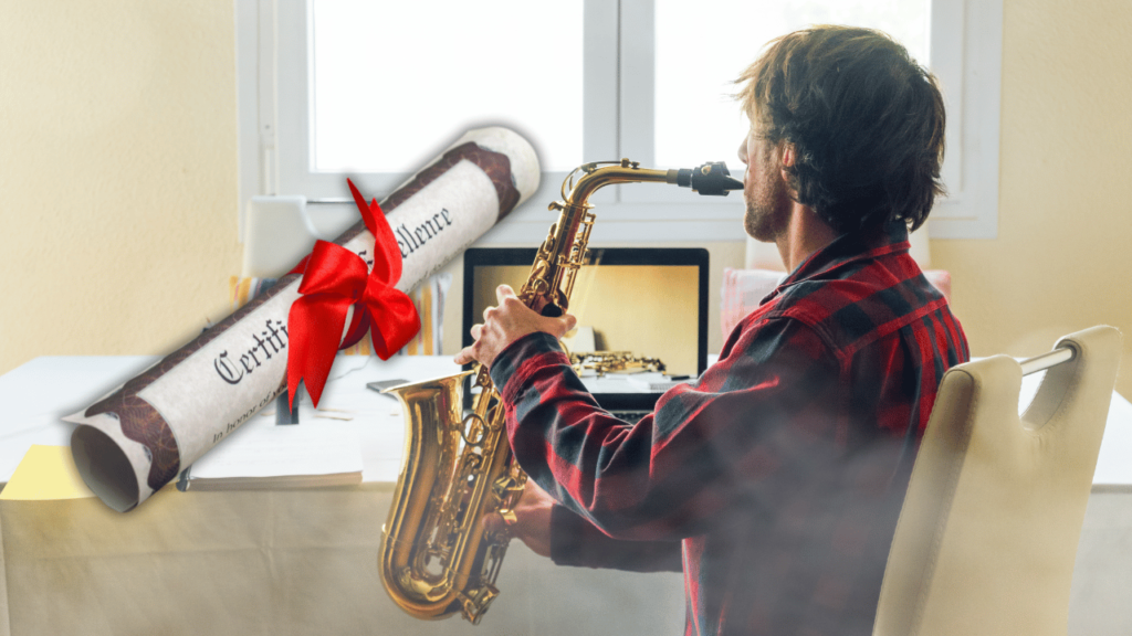 Curso de saxofone com certificado