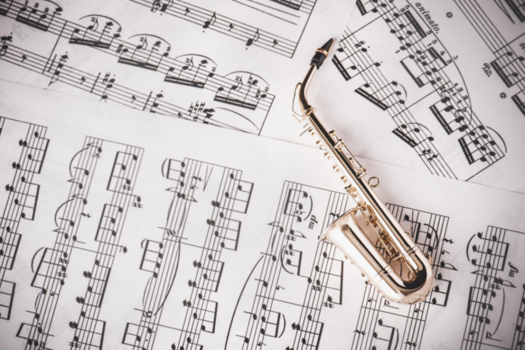 Diferenças nas partituras entre os saxofone